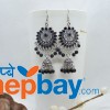 Ethnic Style Chandbaali Designed Pinjada Drop Dangle Earrings (70 MM)