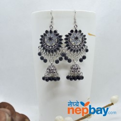 Ethnic Style Chandbaali Designed Pinjada Drop Dangle Earrings (70 MM)
