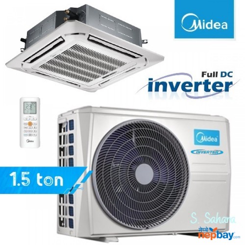 Midea Dc Inverter Ceiling Cassette 1.5 Ton Air Conditioner